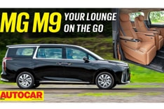 MG M9 electric MPV video review